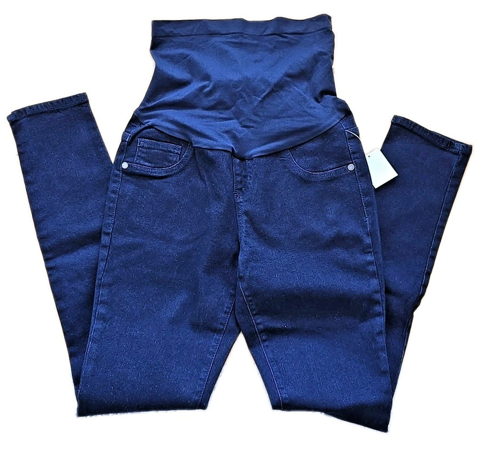 Maternity Skinny Jeans Women’s M Indigo Blue Stretch NWT Pants Size Medium New